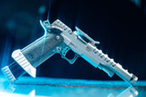 Bul Armory SAS II UR (2026), 9MM, 5.00" Compensated Barrel, 28 RDs, Link Trigger System, Silver Finish 