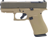 Glock G43X MOS, 9MM, 3.41" Barrel, 10 Rds, FDE Finish - 850059793657 