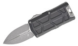 Microtech Exocet II, Double Edge Apocalyptic Standard Blade, Black Finish - 810222581146 