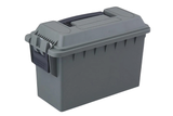 Pursuit Gear NBS10120 — .30 Cal Plastic Ammo Box, Heavy-Duty Polypropylene, Water-Resistant Tongue & Groove Lid, Stackable, OD Green - 193309101209 