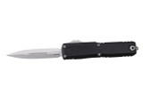 Microtech UTX-70 Gen IV Double Edge Apocalyptic Standard Blade, Black Handle - 810222580552 