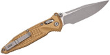 Microtech Socom RAM-LOK, Single Edge Apocalyptic Blade, Frag Tan Handle - 841768199793 