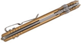 Microtech Socom RAM-LOK, Single Edge Apocalyptic Blade, Frag Tan Handle - 841768199793 