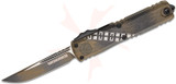 Microtech Ultratech Gen IV, Drop Point Blade, Wookiee Finish - 841768199816 
