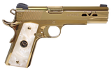 Iver Johnson Arms Golden Eagle G2, .45 ACP, 5.00" Ported Barrel, 8 RDs, Polished Gold - 796167793168 