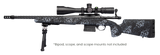 Horizon Firearms Vandal Dark 2, .22 Creedmoor, 18.00" Threaded Barrel, Black Fluted - 850044680634 