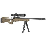 Crickett Precision Rifle, .22 LR, 16.13" Threaded Barrel, 1 RDs, Blued/FDE - 611613021520 