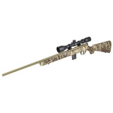 Savage Arms 93R17 XP, 17 HMR, 21.00" Barrel, 10 RDs, Coyote Tan/Brush Camo - 062654968679 