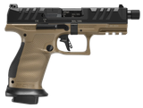 Walther Arms PDP 9mm 4.6 COMP PRO SD, 9mm, 4.60" Threaded Barrel, 10 RDs, Flat Dark Earth 