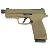 Sig Sauer P365 X-Macro, 9mm, 3.70" Threaded Barrel, 17 RDs, Two Tone Tan - 757106326632 