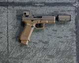Glock/B&T G19X Hush Puppy Kit w/ Silencer & Aimpoint Acro, 9MM, 4.00" Barrel, 17 Rds, Coyote 