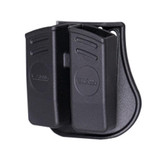 Canik Universal Double Magazine Pouch, Black Polymer - 7874507158372 