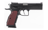 Tanfoglio Stock Optic Ready, 9mm, 4.45" Barrel, 17 RDs, Black - 8051770135401 