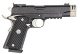 European American Armory MC1911C Carry, 10MM, 4.40" Compensated Barrel, 9 RDs, Black/Silver - 741566905926 