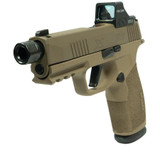 Sig Sauer P365 X-Macro w/ Holosun 407K, 9mm, 3.70" Threaded Barrel, 17 RDs, Two-Tone Tan - 757106326625 
