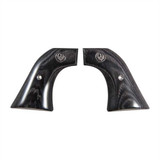Ruger Super Blackhawk Grips, Black Laminate, Smooth Panels 