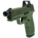 Sig Sauer P365 X-Macro w/ Holosun 407K, 9mm, 3.70" Threaded Barrel, 17 RDs, Two Tone Green - 757106326649 