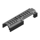 B&T MP5 Mounting Rail, Picatinny Style, Black - 840225706925 