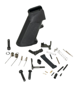 White Label Armory WLA-LOW-1014-01, Lower Parts Kit, AR-15 Curved Trigger, Black - 810155160685 