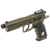 Tanfoglio Defiant Tactical Pro, 9mm, 4.50" Threaded Barrel, 20 RDs, Green - 8051770134718 