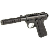 Ruger Mark IV 22/45 Pygmy Shark, 22 LR, 3.10" Threaded Barrel, 10 RDs, Black - 810188108494 
