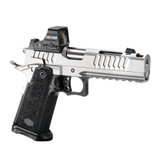 Bul Armory Tac Comp, 9MM, 5.00" Ported & Compensated Barrel, 20 Rds, Silver Finish 