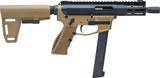 GForce Arms Jawbone, 9MM, 5.00" Threaded Barrel, 33 RDs, Flat Dark Earth/Black - 643477869192 