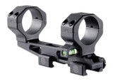 Ruff's Precision Bravo Cantilever, 30mm Scope Mount, 1.50" Height, Co-Linear Bubble Level, Black - 850063702096 