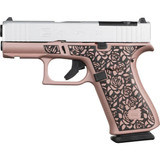 Glock G43X MOS The Rose, 9MM, 3.41" Barrel, 10 RDs, Rose Gold 