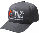 Henry Repeating Arms Hat, Grey, Cotton Twill - HenryHatGrey 