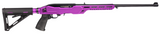 Ruger Timber Creek Enforcer 10/22, .22 LR, 18.5" Barrel, 10 Rds, Purple Chassis - 756542287422 