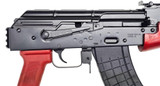 Pioneer Arms Micro Hellpup Pro Polish Red, 7.62X39MM, 7.00" Threaded Barrel, 30 RDs, Red Wood and Black - 850082309047 