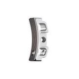 Bul Armory Link Trigger Shoe, Semi Curved Medium Wide, Silver Finish - 157200506280 