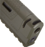 Stealth Arms Platypus Comp, 9MM, 5.00" Compensated Barrel, 17 RDs, Milspec Green / Corvette Yellow - 129660746865 