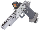 Bul Armory Spitfire (2026) w/ Holosun 407 Comp, 9MM, 5.10" Compensated Barrel, 28 RDs, Silver Finish - 158278631775 