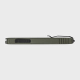 Tekto A5 Spry, Automatic Knife, Green Aluminum Handle, S35VN Tanto Blade, Green - 850034786987 