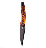 Pro-Tech Avalon Peace Neighbor, CPM MagnaCut Blade, Custom Del Fuego Anodized Aluminum Handle, DLC Black Finish - 160899710319 