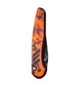 Pro-Tech Avalon Peace Neighbor, CPM MagnaCut Blade, Custom Del Fuego Anodized Aluminum Handle, DLC Black Finish - 160899710319 