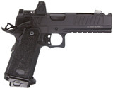 Bul Armory TAC COMP w/ Trijicon RMR, 9MM, 5.00" Ported Compensated Barrel, 20 RDs, Link Trigger System, Black PVD Finish - 156431499392 
