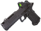Bul Armory TAC COMP w/ Trijicon RMR, 9MM, 5.00" Ported Compensated Barrel, 20 RDs, Link Trigger System, Black PVD Finish - 156431499392 