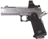 Bul Armory TAC COMP w/ Holosun 507 COMP Green Dot, 9MM, 5.00" Ported Compensated Barrel, 20 RDs, Link Trigger System, Silver Finish - 164031612837 