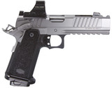 Bul Armory TAC COMP w/ Holosun 507 COMP Green Dot, 9MM, 5.00" Ported Compensated Barrel, 20 RDs, Link Trigger System, Silver Finish - 164031612837 