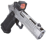 Bul Armory TAC COMP w/ Holosun 507 COMP Green Dot, 9MM, 5.00" Ported Compensated Barrel, 20 RDs, Link Trigger System, Silver Finish - 164031612837 