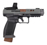 Canik TTI Combat Smoke w/ MeCanik MO3, 9mm, 4.6" Barrel, 18 RDs, Urban Grey 