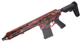 Genesis Arms Gen 12, 12 Gauge, 10.50" Barrel, 5 RDs, AR-Platform, Red Tiger Stripe 