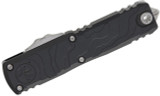 Microtech UTX-85 Gen IV Interceptor OTF, Double-Edge, 3.11" M390MK, Stonewash 