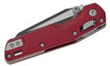 Microtech MSI Mini RAM-LOK, 3.15" M390MK Blade, Fluted Aluminum, Merlot 