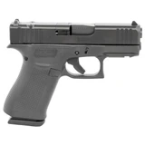 Glock 43X MOS, 9mm, 3.41" Barrel, 15 RDs, Optic Ready, Black 