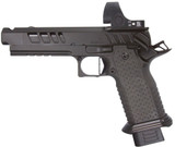 Atlas Gunworks Erebus V3 w/ Trijicon SRO, 9mm, 4.60" Barrel, 20 RDs, SRO, Black DLC 
