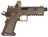 Stealth Arms Platypus w/ Trijicon SRO, 9mm, 4.25" Barrel, 17 RDs, Bronze/Gold 